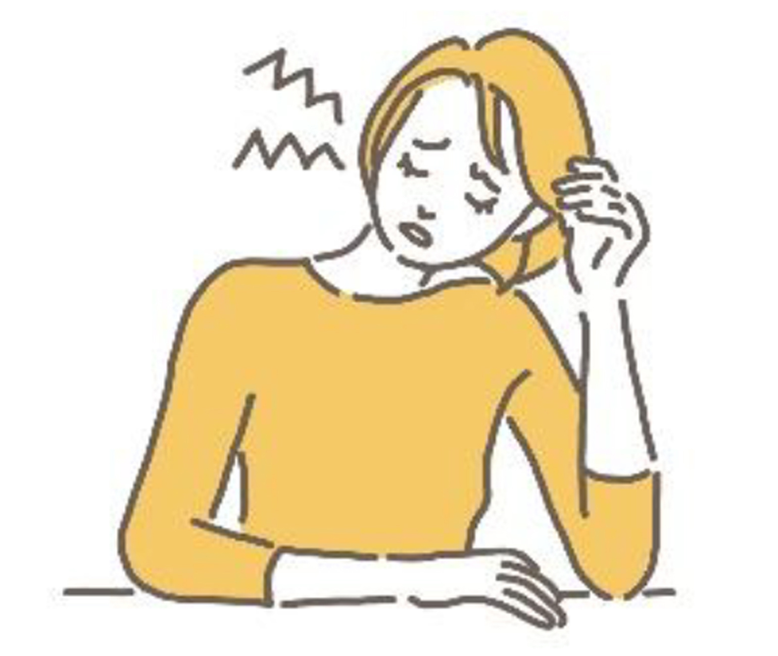 生理時に起こる症状